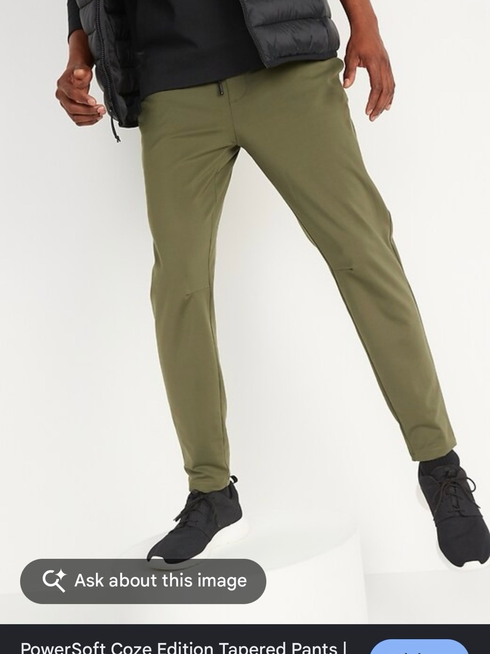 NWT Old Navy Olive Green Tapered Joggers